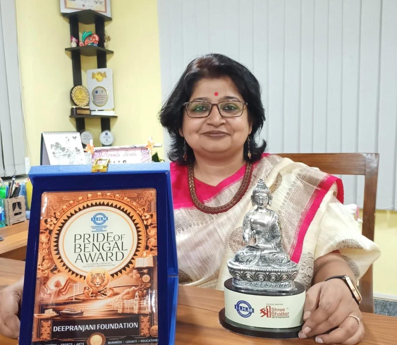 Pride of Bengal Award 2024 - Social Cause Category by International Institute of Hotel Management (IIHM) on 21st March 2024, at Hyatt Regency Kolkata.